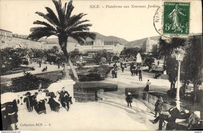 CPA Nice Plateforme aux Nouveaux Jardins