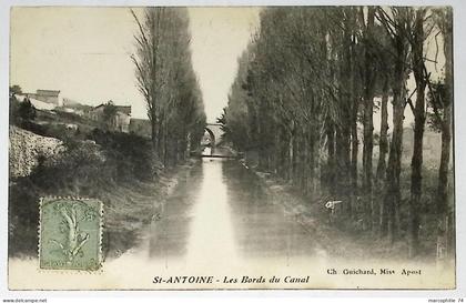 MARSEILLE SAINT ANTOINE LES BORDS DU CANAL