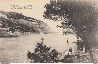 CPA-13-MARSEILLE-SORMIOU-Le lunch et la pointe Morgiou