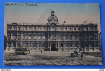 1903 LA PRÉFECTURE Canebière, centre ville MARSEILLE CPA-Carte Postale [13] Bouches-du-Rhône Pour LYON