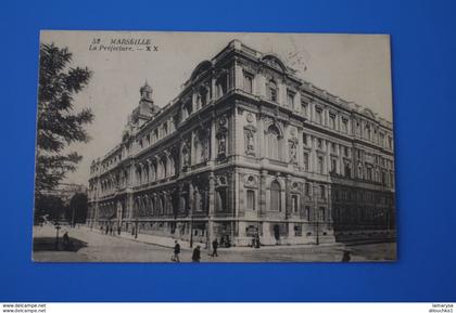 1906 LA PRÉFECTURE Canebière, centre ville MARSEILLE CPA-Carte Postale [13] Bouches-du-Rhône  Pour La Seyne sur mer 83
