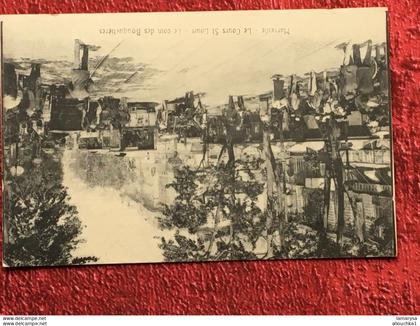 Le cours saint Louis Carte Postale repro 1900 Europe  France [13] Bouches-du-Rhône Marseille :Canebière, centre ville