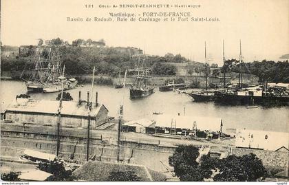 CPA Martinique fort de france bassin de radoub baie de carenage et le fort saint louis Bateau