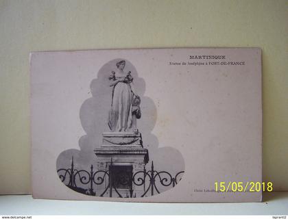 FORT-DE-FRANCE (MARTINIQUE) STATUE DE JOSEPHINE