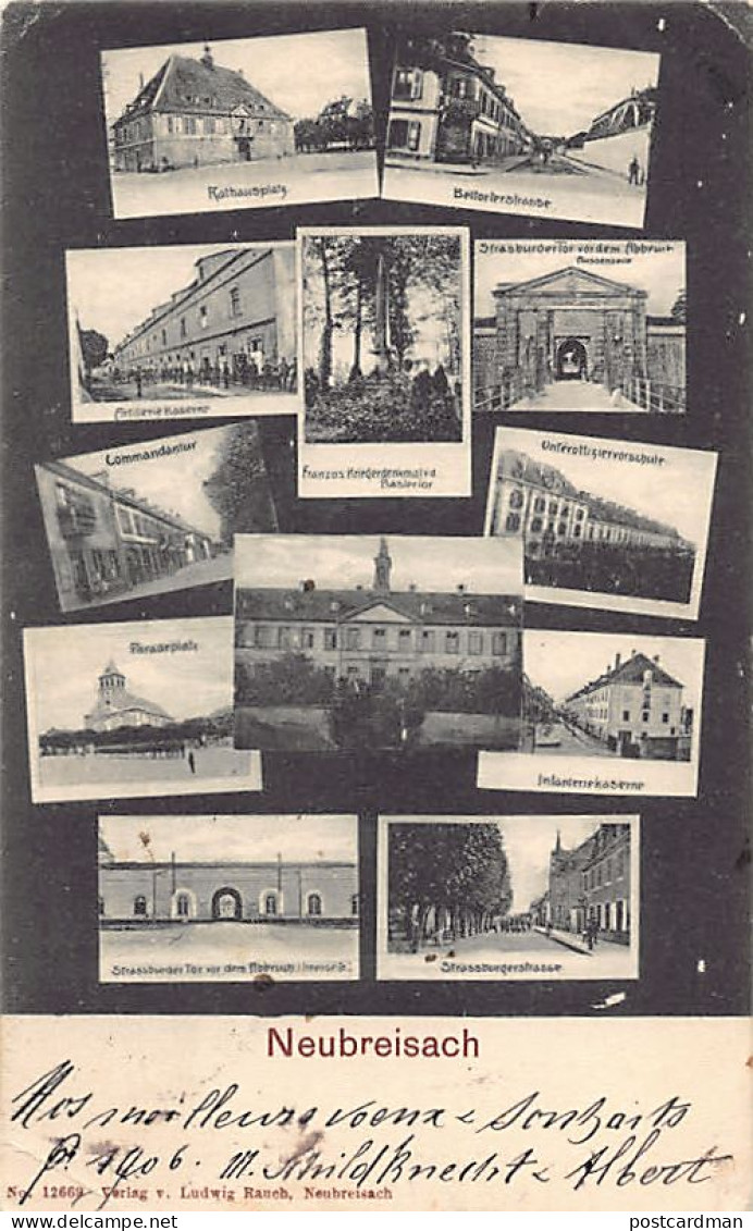 France - NEUF-BRISACH (68) Carte multi-vues