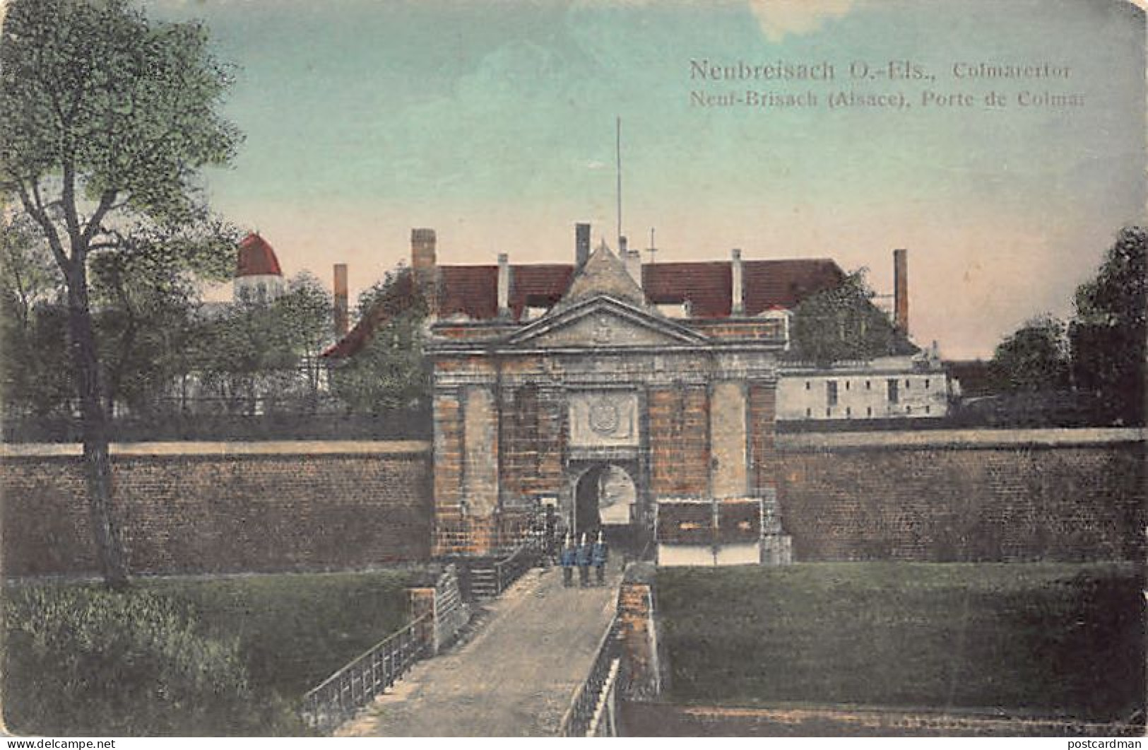 France - Neuf-Brisach - Porte de COLMAR - Ed. J. Kunz