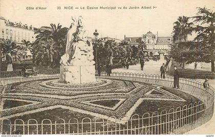 CPA Nice Le Casino Municipal vu du Jardin Albert