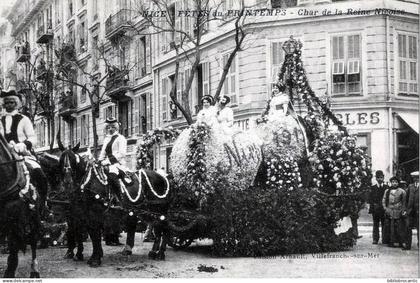 NICE - FETES DU PRINTEMPS - CHAR DE LA REINE NICOISE
