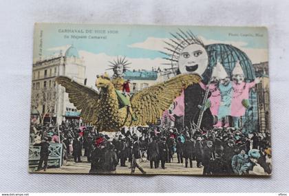 carnaval de Nice 1906, sa majesté carnaval, Alpes Maritimes 06