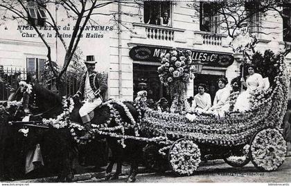 NICE/ CARNAVAL - FETES DU PRINTEMPS - CHAR DE LA REINE DES HALLES