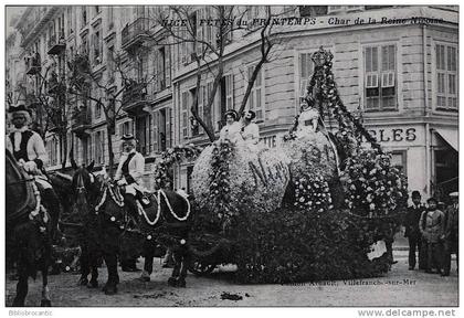 NICE - FETES DU PRINTEMPS - CHAR DE LA REINE NICOISE