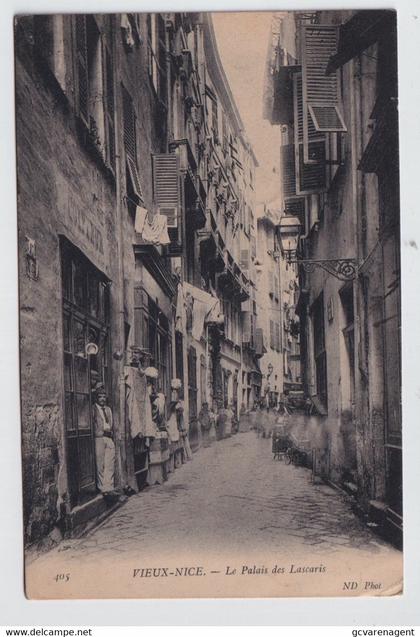 VIEUX NICE  LE PALAIS DES LASCARIS