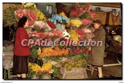 CPA Nice le Marché au Fleurs du Cours Soleya