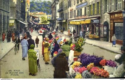 CPA Nice Le Marche aux Fleurs