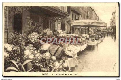 CPA Nice Le Marche aux Fleurs
