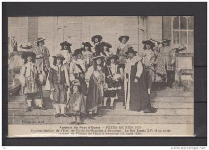 06 - Fêtes de Nice 1933 - Amicale du Pays d'Ouest - Reconstitution de l'exile de Marie de Mancini ....