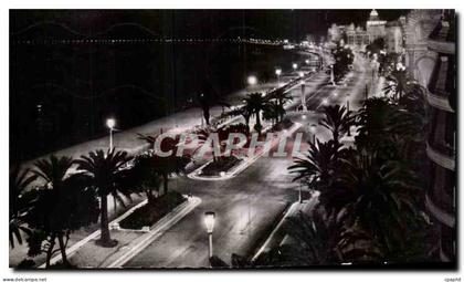 CPA Nice La Nuit La Baie Des Anges