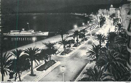 CPA Nice La Nuit Promenade en Mer