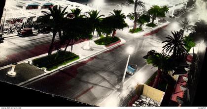 CPM Nice La Promenade des Anglais la nuit