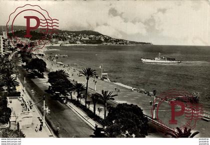 NICE. LE PROMENADE DES ANGLAIS LE MONT BORON ET LE BATEAU CROISIERE. LE GALLUS . Francia  France Frankreich