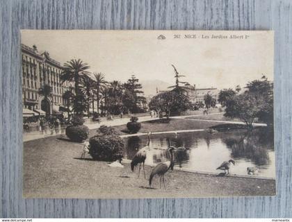 Cpa Nice (06) les jardins Albert 1er