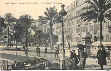 CPA Nice Casino et nouveaux Jardins publi Hotel de la Grande Bretagne