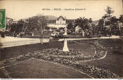 CPA Nice Jardins Albert 1er