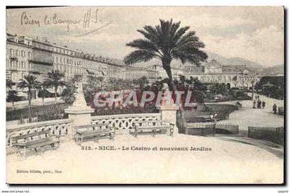 CPA Nice Le Casino et nouveaux Jardins
