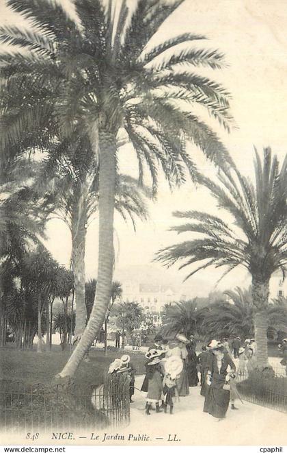 CPA Nice le Jardin public