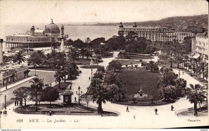 CPA Nice Les Jardins