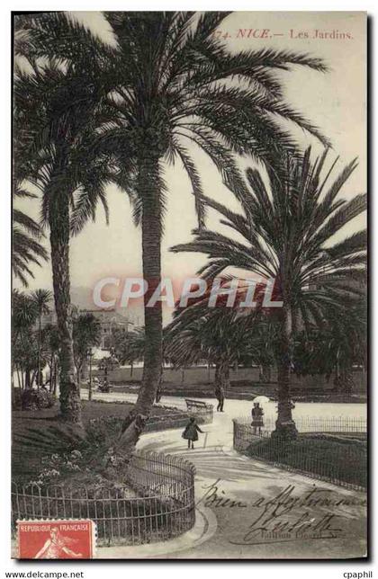 CPA Nice Les Jardins