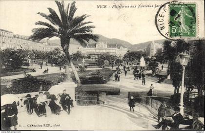 CPA Nice Plateforme aux Nouveaux Jardins