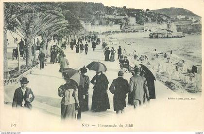 CPA Nice Promenade du midi