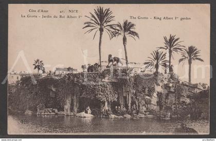 Postcard / ROYALTY / Belgique / België / Roi Albert I / Koning Albert I / Côte d'Azur / Nice / Jardin du Roi Albert Ier