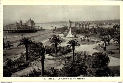 CPA Nice Le Casino et les Jardins
