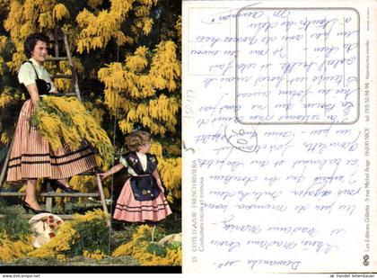 750187 Cote D`Azur French Riviera Nice Nizza Costumes Trachten