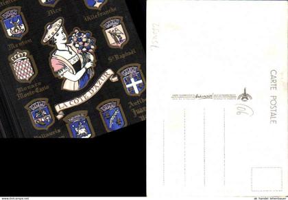 750192 Cote D`Azur French Riviera Nice Nizza Costumes Trachten