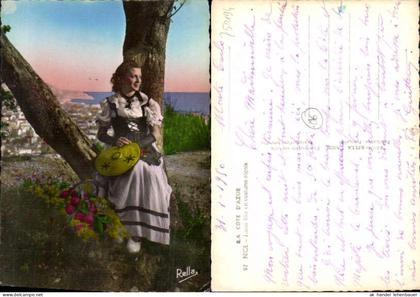 750194 Cote D`Azur French Riviera Nice Nizza Costumes Trachten