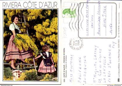 750203 Cote D`Azur French Riviera Nice Nizza Costumes Trachten