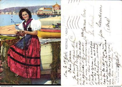 750213 Cote D`Azur French Riviera Nice Nizza Costumes Trachten