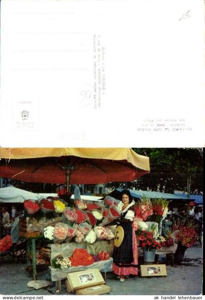 750215 Cote D`Azur French Riviera Nice Nizza Costumes Trachten
