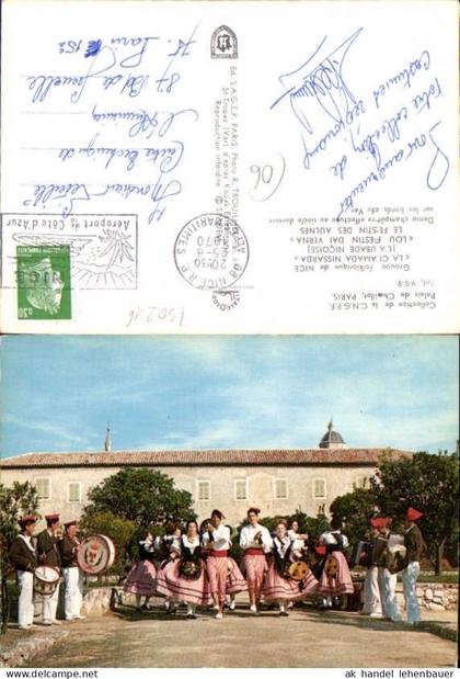 750216 Cote D`Azur French Riviera Nice Nizza Costumes Trachten
