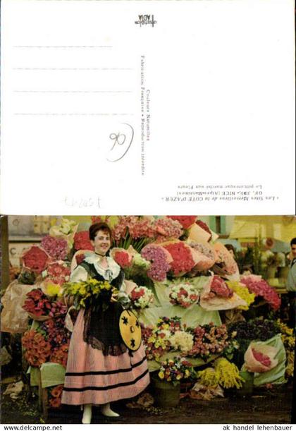 750217 Cote D`Azur French Riviera Nice Nizza Costumes Trachten