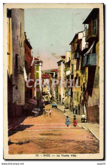 CPA Nice La Vieille Ville