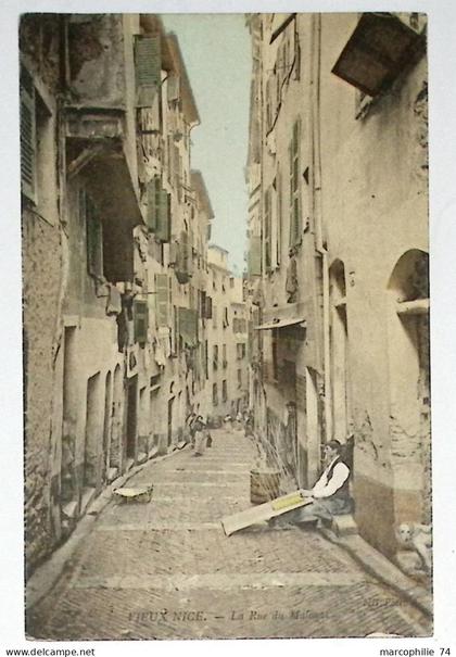 VIEUX NICE LA RUE DU MALONAT