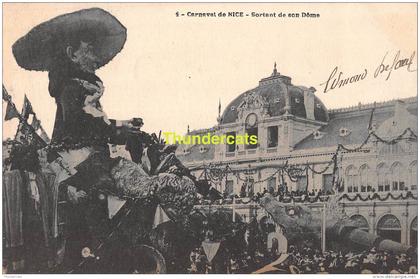CPA 06  CARNAVAL DE NICE SORTANT DE SON DOME