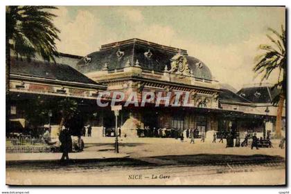 CPA Nice La Gare