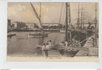 NICE - Le Port (cachet militaire au dos CENTRE D'INSTRUCTION DES MITRAILLEURS )