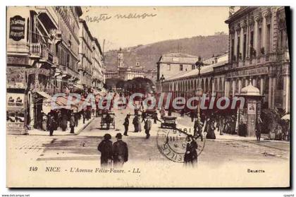CPA Nice l'Avenue Felix Faure