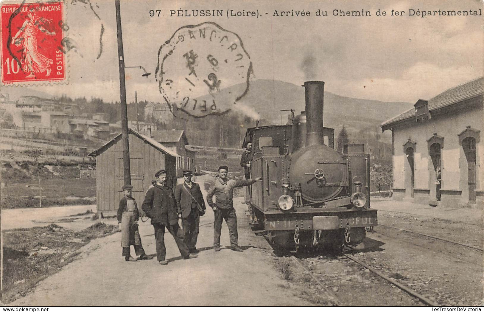 FRANCE - Pélussin - Chemin de fer départemental - Train - Ob amb - CPA
